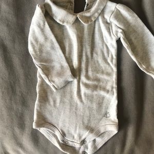 Petit bateau Peter Pan collar bodysuit